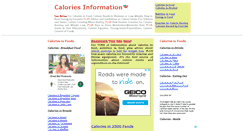 Desktop Screenshot of calorie-counter.net